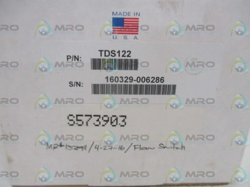 DWYER TDS122 THERMAL DISPERSION FLOW SWITCH *NEW IN BOX*