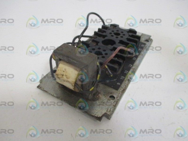 CUTLER HAMMER 13535H98C TRANSISTOR CONTROLLED RELAY 115V (AS PICTURED) *USED*