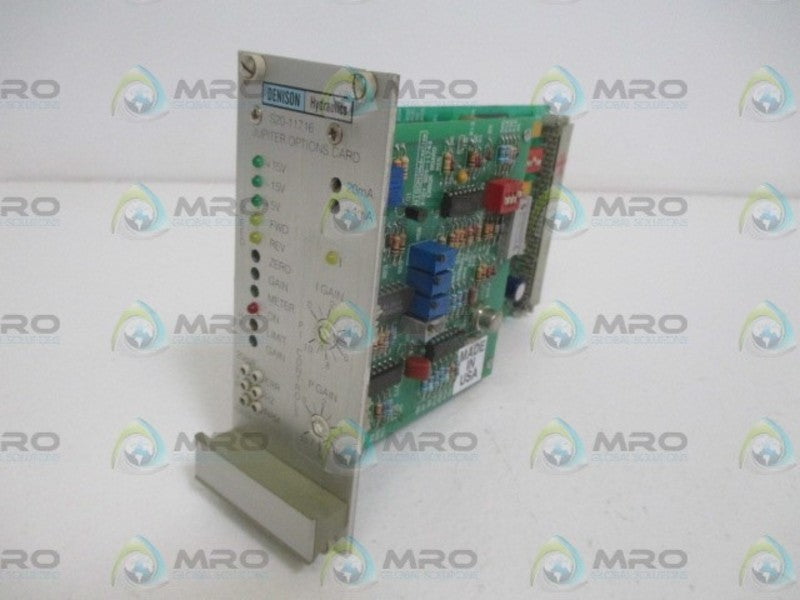 DENISON HYDRAULICS S20-11716 JUPITER OPTIONS CARD (REPAIRED) *USED*