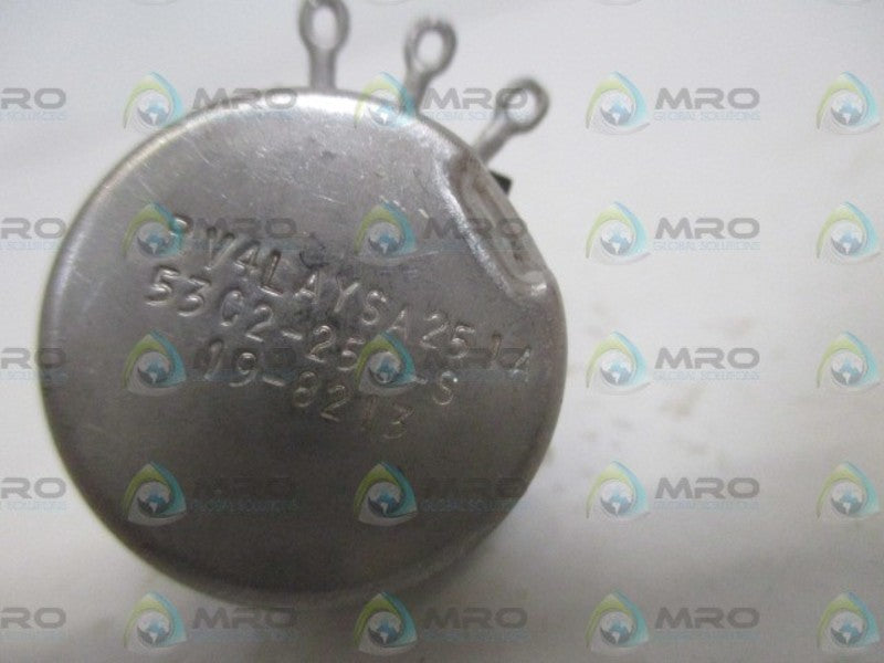 INDUSTRIAL MRO RV4LAYSA251A POTENTIOMETER *USED*