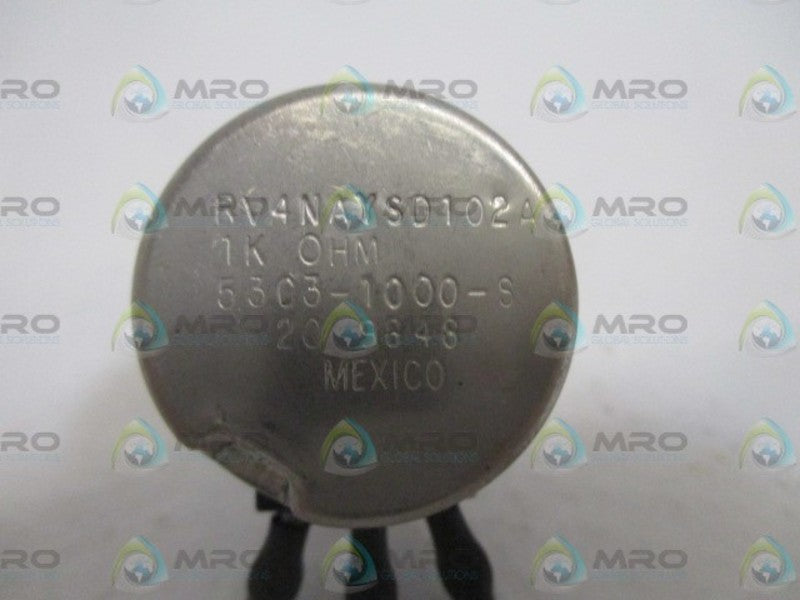 CLAROSTAT RV4NAYSD102A POTENTIOMETER 1K *USED*