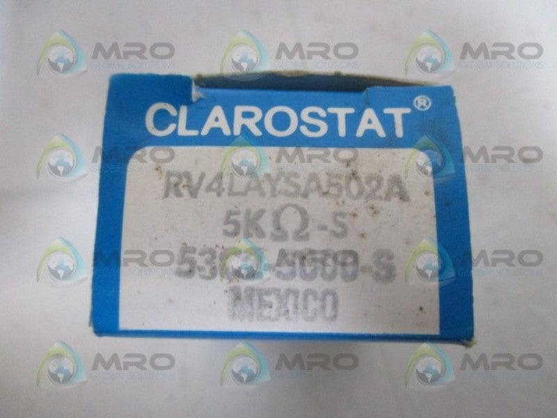 CLAROSTAT RV4LAYSD502A POTENTIOMETER 5K *NEW IN BOX*