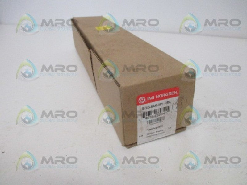 NORGREN B74G-6AK-AP1-RMG FITLER/REGULATOR 3/4" *NEW IN BOX*