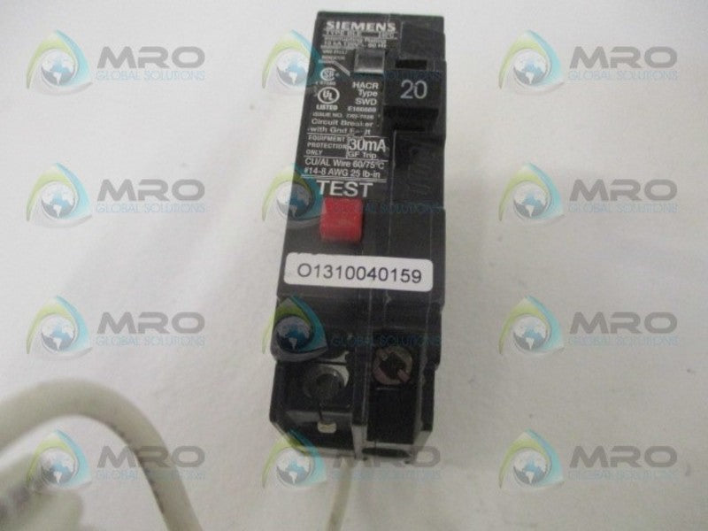 SIEMENS BE120 20A UNMP
