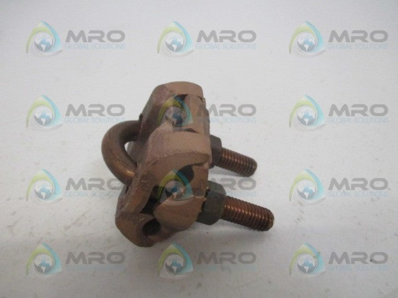BURNDY GP6429 BRONZE GROUND CLAMP 3/8"-3/4" *NEW NO BOX*