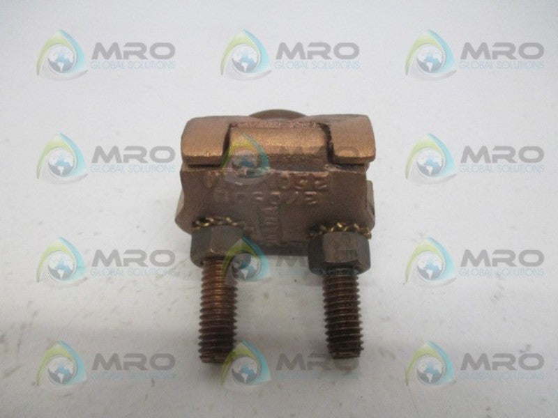 BURNDY GP6429 BRONZE GROUND CLAMP 3/8"-3/4" *NEW NO BOX*