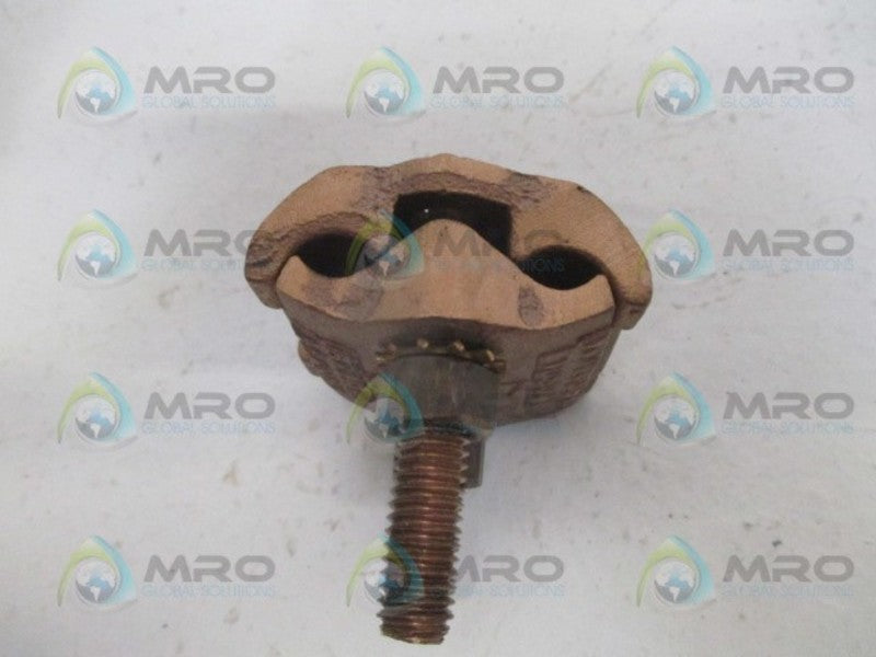 BURNDY GP6429 BRONZE GROUND CLAMP 3/8"-3/4" *NEW NO BOX*