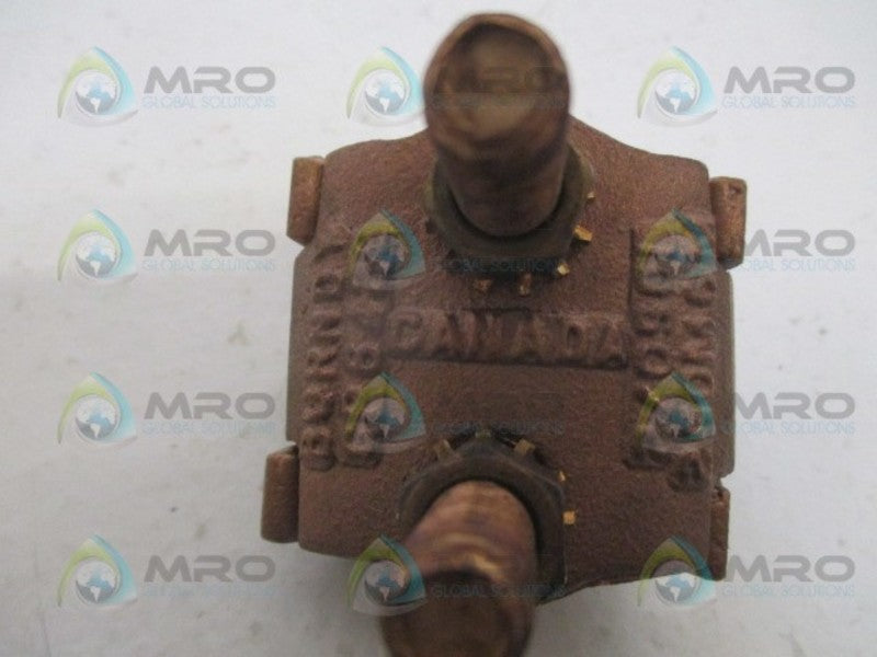 BURNDY GP6429 BRONZE GROUND CLAMP 3/8"-3/4" *NEW NO BOX*