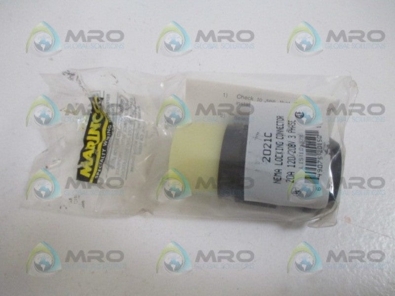 MARINCO 2021C LOCKING CONNECTOR 20A 120/208V NSMP