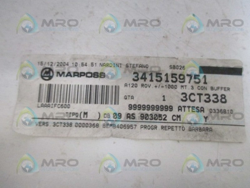 MARPOSS 3415159751 PROXIMITY SWITCH NSNP
