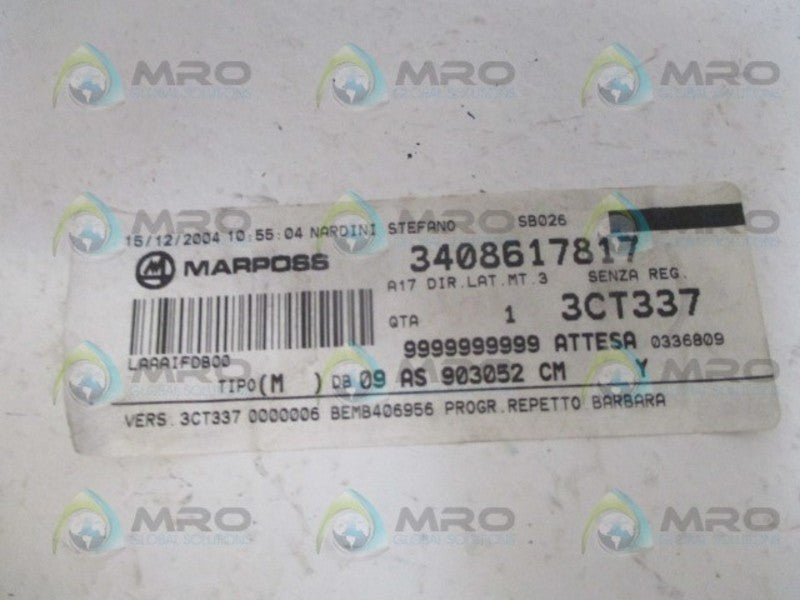 MARPOSS 3408617817 PROXIMITY SWITCH NSNP