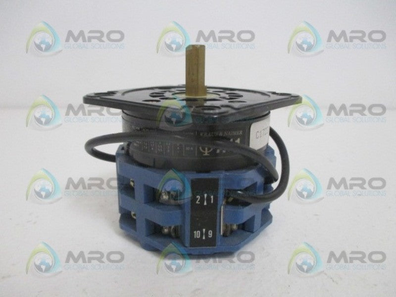 KRAUS + NAIMER A11 ROTARY SWITCH C17221 (AS PICTURED) NSNP