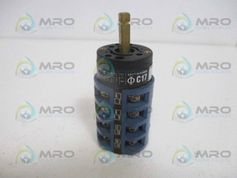KRAUS + NAIMER C17 ROTARY SWITCH C65050 *NEW NO BOX*