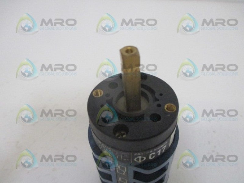 KRAUS + NAIMER C17 ROTARY SWITCH C65050 *NEW NO BOX*
