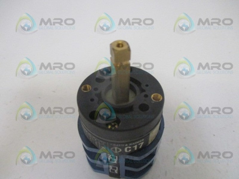 KRAUS + NAIMER C17 ROTARY SWITCH C65160  NSNP
