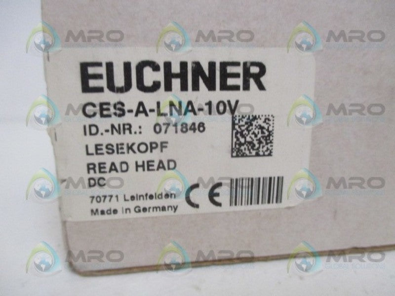 EUCHNER CES-A-LNA-10V READ HEAD SAFETY SWITCH 071846 *NEW IN BOX*