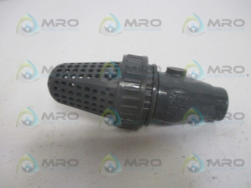 COLONIAL NW16DA20 PVC VALVE WITH STRAINER 1/2" *NEW NO BOX*