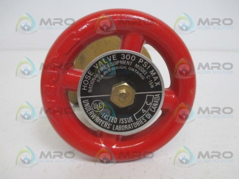 NATIONAL FIRE EQUIPMENT C-15H HOSE VALVE 1 1/2" NSNP