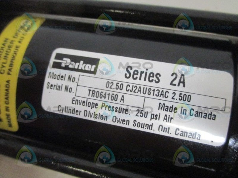 PARKER 02.50CJ2AUS13AC2.500 PNEUMATIC AIR CYLINDER NSNP