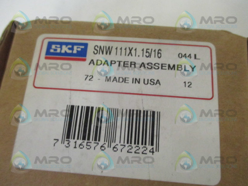 SKF SNW111 BEARING 1.15/16" *NEW IN BOX*