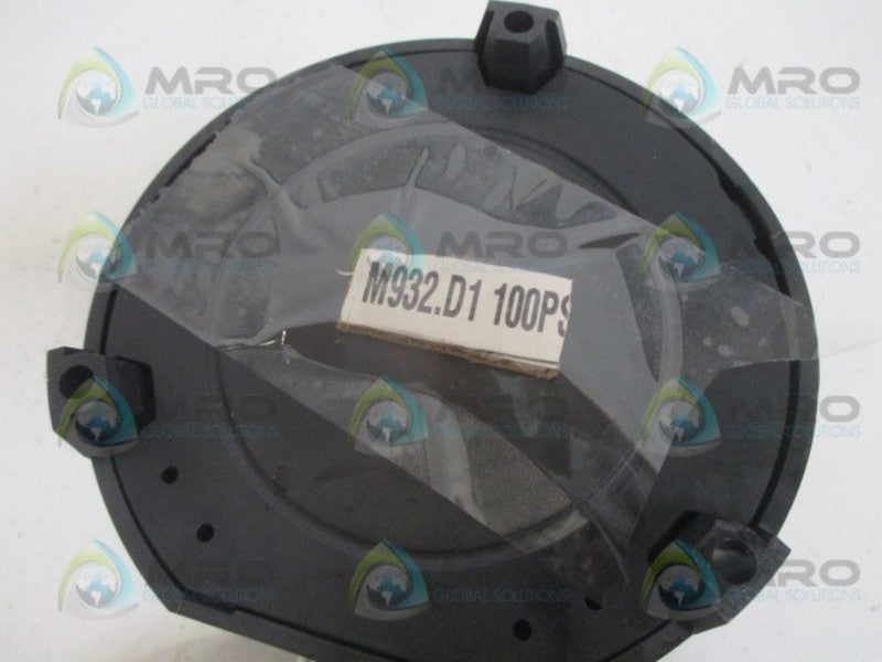 WIKA M932.D1 PRESSURE GAUGE 0/100PSI 685KPA *NEW NO BOX*