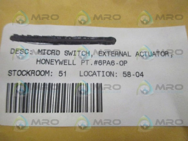 MICRO SWITCH 6PA6-OP ROLLER ARM KIT  NSNP