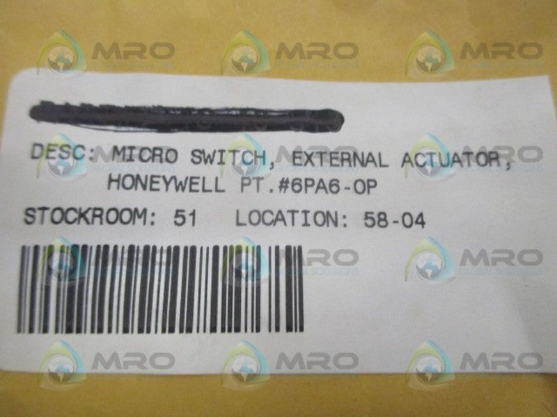 MICRO SWITCH 6PA6-OP ROLLER ARM KIT  NSNP