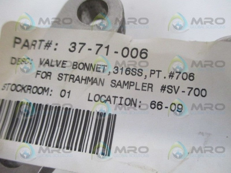 STRAHMAN SV-700 VALVE BONNET NSNP