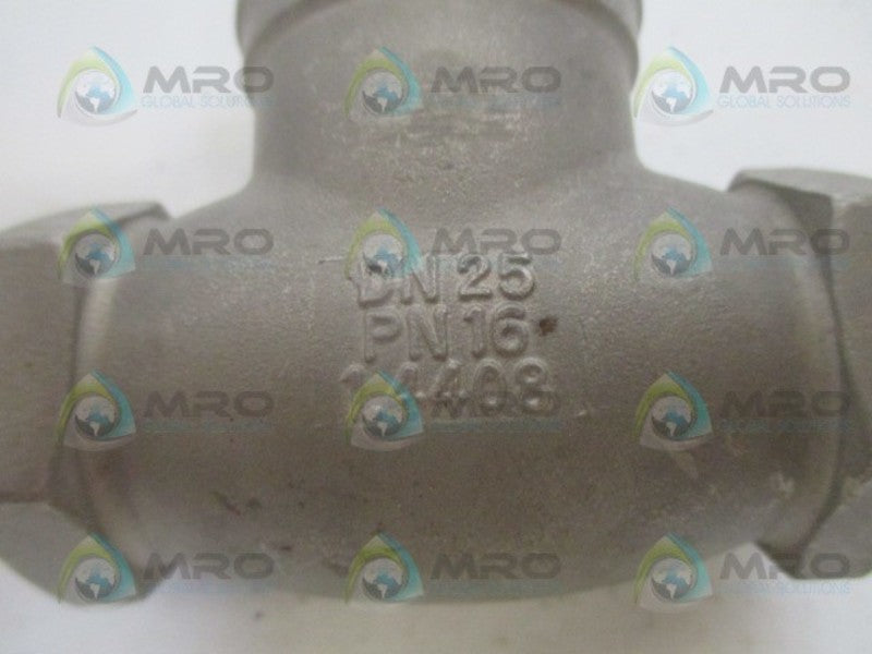 INDUSTRIAL MRO 1.4408 SWING CHECK VALVE 200 WOG *NEW NO BOX*