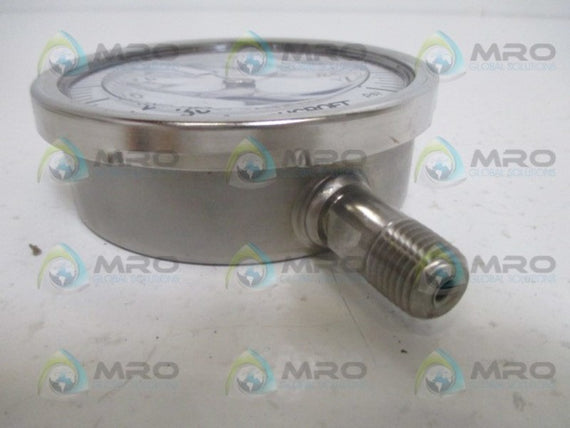 ASHCROFT 35-1009-SWL-02L-30IMV&15#-XGV PRESSURE GAUGE *NEW IN BOX*