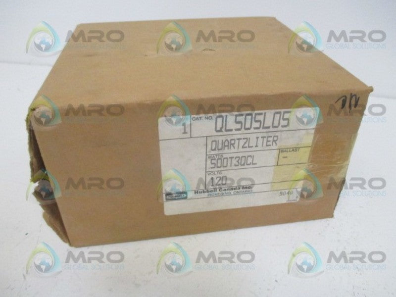 HUBBELL QL505L05 QUARTZLITER FLOOD LIGHT 120V *NEW IN BOX*