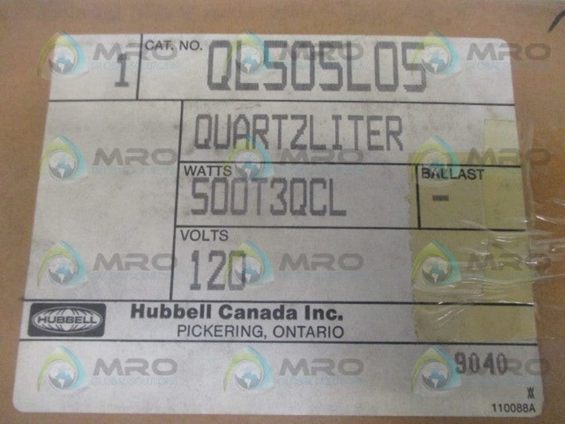 HUBBELL QL505L05 QUARTZLITER FLOOD LIGHT 120V *NEW IN BOX*
