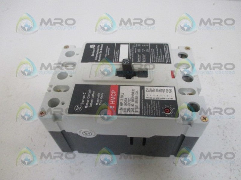 CUTLER HAMMER HMCP050K2C CIRCUIT BREAKER 50A (RED) *NEW NO BOX*
