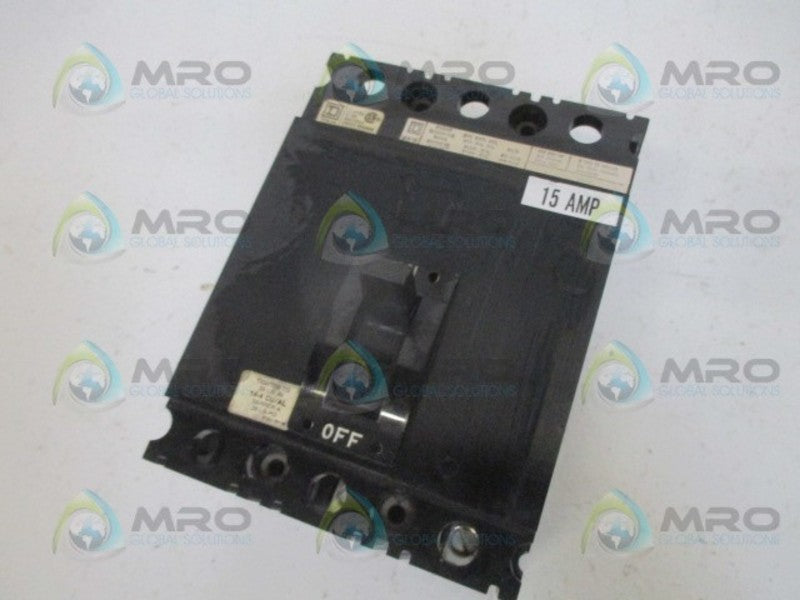 SQUARE D FAL36015 CIRCUIT BREAKER 15A *NEW NO BOX*