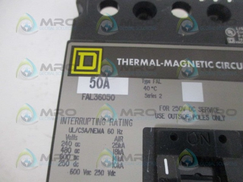 SQUARE D FAL36050 CIRCUIT BREAKER 50A *NEW IN BOX*
