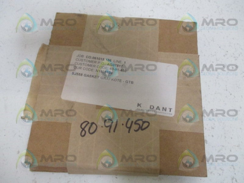KADANT SJ558 GASKET (PKG OF 2) *NEW IN ORIGINAL PACKAGE*