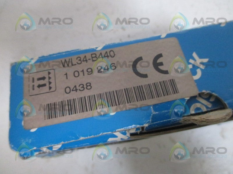 SICK WL34-B440 PHOTOELECTRIC SENSOR *NEW IN BOX*