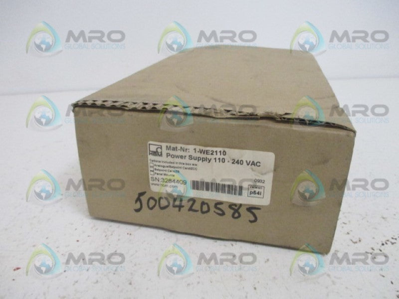 HBM 1-WE2110 POWER SUPPLY 110-240VAC *NEW IN BOX*