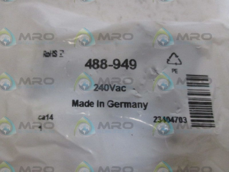 HIRSCHMANN 931957100 488-949 CONNECTOR 240VAC  NSMP