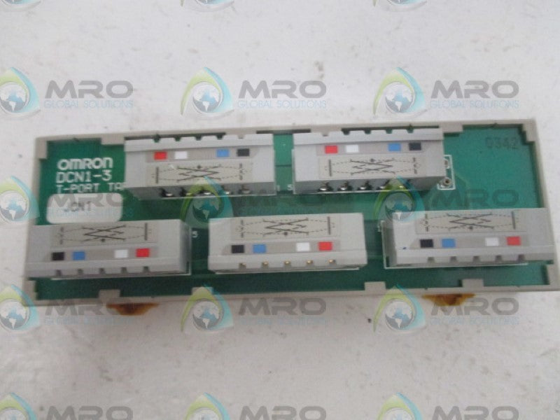 OMRON DCN1-3 T-PORT TAP BRANCH CONNECTOR  *USED*
