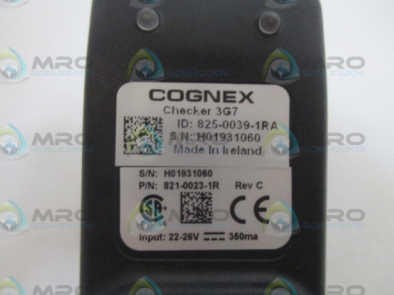 COGNEX CHECKER 3G7 821-0023-1R CAMERA SENSOR VISION *NEW NO BOX*