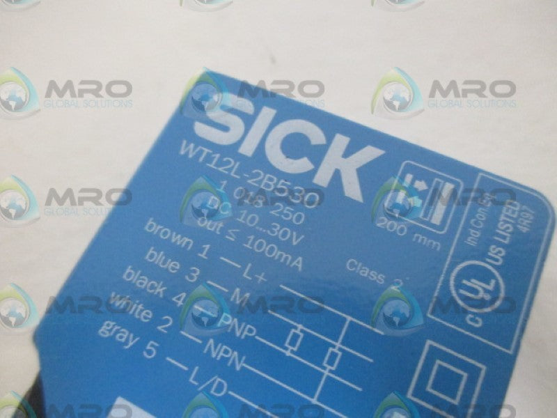 SICK WT12L-2B530 PHOTOELECTRIC SENSOR *NEW IN BOX*