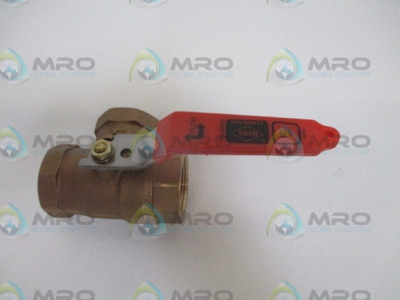 TOYO RED-WHITE FIG.5045A VALVE 400WOG *NEW NO BOX*