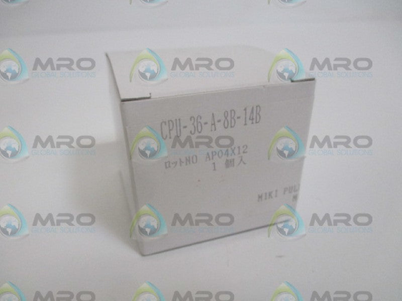 MIKI PULLEY CPU-36-A-8B-14B COUPLING AP04X12 *NEW IN BOX*
