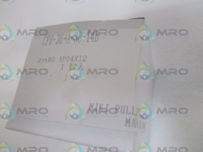 MIKI PULLEY CPU-36-A-8B-14B COUPLING AP04X12 *NEW IN BOX*