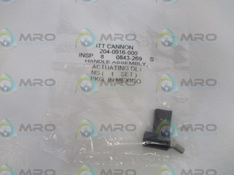 ITT CANNON 204-0016-000 HANDLE KIT *NEW IN FACTORY BAG*