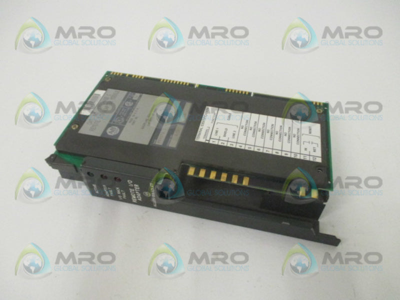 ALLEN BRADLEY 1771-ASB SER. C REMOTE I/O ADAPTER MODULE *USED*