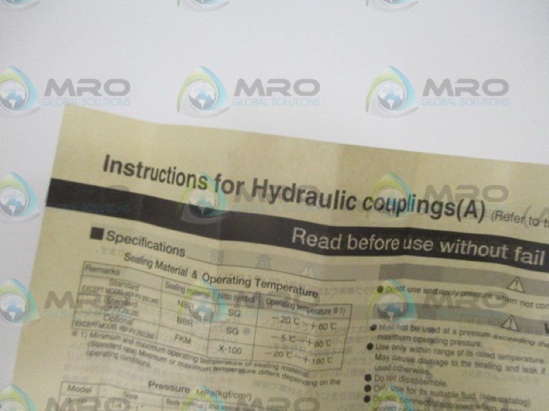 INDUSTRIAL MRO CQ17206-5 HYDRAULIC COUPLING *NEW NO BOX*