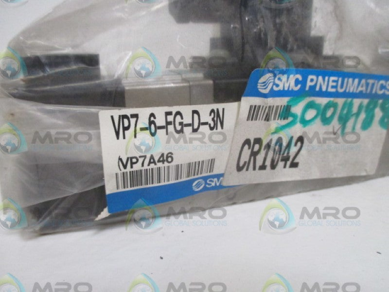 SMC VP7-6-FG-D-3N SOLENOID VALVE *NEW IN ORIGINAL PACKAGE*