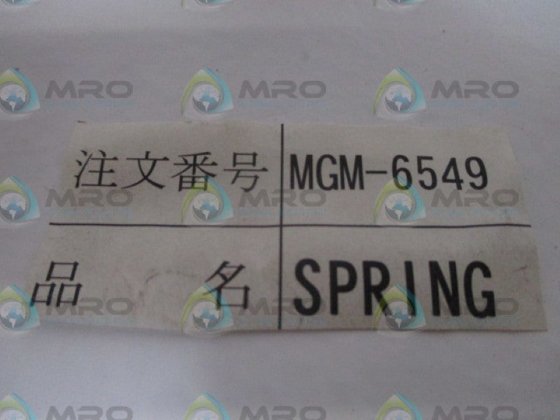 INDUSTRIAL MRO MGM-6549 SPRING *NEW NO BOX*